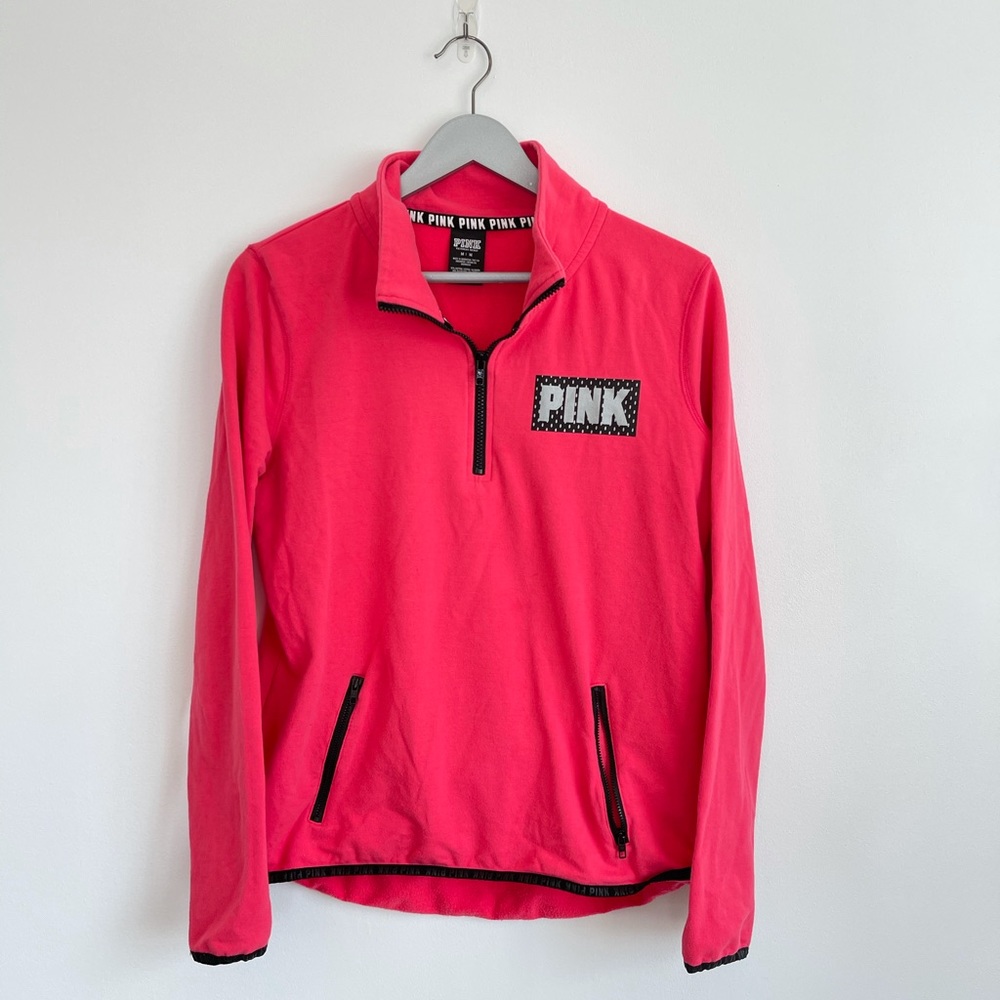 PINK Quarter-Zip Sweatshirt